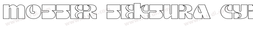 Motter Tektura Cyrilic字体转换